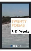 Twenty Poems