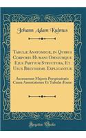 Tabulæ Anatomicæ, in Quibus Corporis Humani Omniumque Ejus Partium Structura, Et Usus Brevissime Explicantur: Accesserunt Majoris Perspicuitatis Causa Annotationes Et Tabulæ Æneæ (Classic Reprint)
