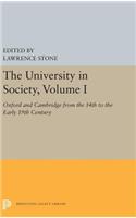 University in Society, Volume I