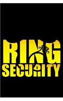 Ring Security: Notebook Journal Diary 110 Lined pages