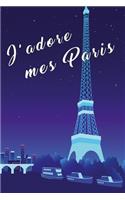 Notebook J'adore mes Paris