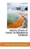 Historic Streets of London: An Alphabetical Handbook