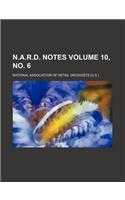 N.A.R.D. Notes Volume 10, No. 6: (English)