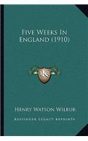 Five Weeks In England (1910)