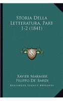 Storia Della Letteratura, Part 1-2 (1841)