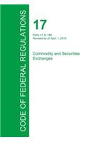 Code of Federal Regulations Title 17, Volume 2, April 1, 2015