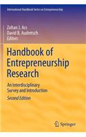 Handbook of Entrepreneurship Research