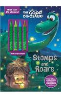 Disney Pixar the Good Dinosaur Stomps and Roars: Plus 4 Crayons!
