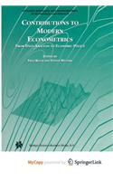 Contributions to Modern Econometrics