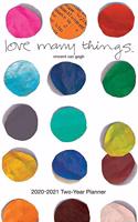 Love Many Things 2020 Two Year Pocket Planner