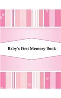 Baby's First Memory Book