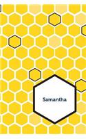 Etchbooks Samantha, Honeycomb, Wide Rule, 6 X 9', 100 Pages