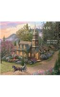 Thomas Kinkade Studios 2021 Deluxe Wall Calendar with Scripture