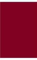 Journal Burgundy Color Simple Plain Burgundy: (Notebook, Diary, Blank Book)