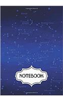 Notebook Dot-Grid, Graph, Lined, Blank: Atom: Pocket Notebook Journal Diary, 120 Pages, 7 X 10 (Blank Notebook Journal)