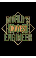 World's okayest engineer: Hangman Puzzles - Mini Game - Clever Kids - 110 Lined pages - 6 x 9 in - 15.24 x 22.86 cm - Single Player - Funny Great Gift