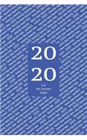 2020 Lined Blue Journal
