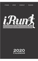 run a marathon "iRun" Calendar 2020