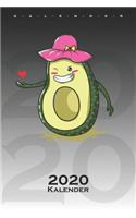 Avocado ohne Kern Kalender 2020: Jahreskalender für Paare und beste Freunde