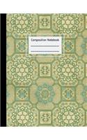 Composition Notebook: Vintage Boho, Large College Lined Paper Notebook Journal, For Students Kids Teens Girls Boys, 100 pages, 8.5" x 11", School, Teachers, Back to Schoo