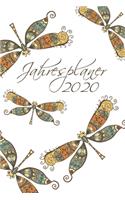Jahresplaner 2020: Taschenkalender A5 - Terminkalender 2020 - Jahresplaner - Wochenplaner - modisch & schlicht - Organizer