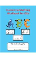 Cursive Handwriting Workbook For Kids