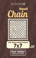 Small Chain Sudoku - 200 Hard to Master Puzzles 7x7 (Volume 37)