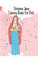 Christmas jesus coloring books for kids