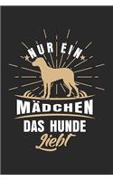 Nur ein Mädchen das Hunde liebt