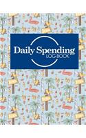 Daily Spending Log Book: Business Expense Tracker Notebook, Expense Report Book, Expense Book For Real Estate, Spending Planner, Cute Beach Cover(58 Daily Spending Log Books)