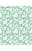 2019 Planner Modern Floral: Large Bi Weekly Calendar 2019 Organizer With Green Leaves Cover