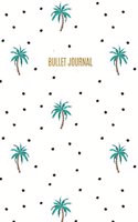 Bullet Journal: Tropical Palm Tree Bullet Journal - 120 Pages - Pretty Dot Grid Journal