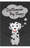 Dalmatian Lined Notebook: A Halloween Themed Notebook for Dalmatian Lovers(42 Dog Halloween Notebooks and Journals)