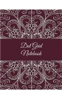 Dot Grid Notebook: Vintage Mandala, 8.5" X 11" Dot Grid Sketchbook Journal, Daily Notebook to Write In, Dotted Journal