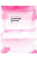 Pink Watercolour Gratitude Journal