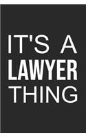 Lawyer Planner: It's a Lawyer Thing: 52 Week Schedule and Notebook