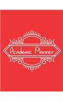 Academic Planner: Academic Planner: July 2019-June 2020 Large Weekly Agenda: Red