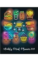 Weekly Meal Planner 2019: A Year - 365 Daily - 52 Week 2019 Calendar Meal Planner Daily Weekly and Monthly For Track & Plan Your Meals Food Planner Jan 2019 - Dec 2019 Food N