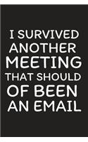 I Survived Another Meeting That Should of Been an Email