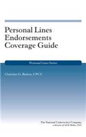 Personal Lines Endorsements Coverage Guide