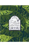 Olive Reading Journal: Easy for Your Favorite Book Tracking & Rating - Size 8x10 (Vol 5)
