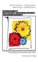 Wirksamkeit Deutscher Berufsbildungszusammenarbeit