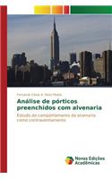 Análise de pórticos preenchidos com alvenaria