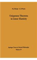 Uniqueness Theorems in Linear Elasticity