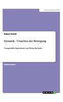 Dynamik - Ursachen der Bewegung