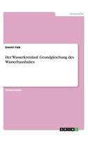 Der Wasserkreislauf. Grundgleichung des Wasserhaushaltes
