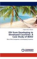 FDI from Developing to Developed Countries