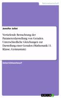 Vertiefende Betrachtung der Parameterdarstellung von Geraden. Unterschiedliche Gleichungen zur Darstellung einer Geraden (Mathematik 11. Klasse, Gymnasium)