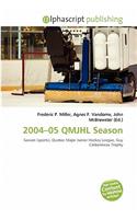2004-05 Qmjhl Season: (English)