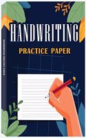 Handwriting Practice Paper: Pre K, Kindergarten, 100 Pages Notebook with Dotted Lined